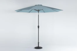 Outdoor Market Crystal Blue Umbrella 