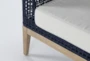 Crew Navy Outdoor Lounge Chair - Detail