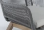 Caspian Grey Outdoor Lounge Chair - Arm