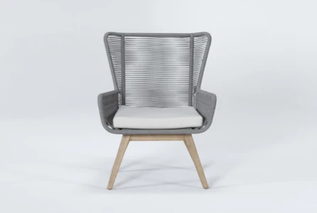 Caspian Grey Outdoor Lounge Chair