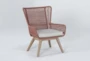 Caspian Terracotta Outdoor Lounge Chair - Side