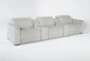 Chanel Grey 5 Piece Home Theater 135" Power Reclining Sofa With Power Headrest - Side