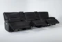 Marcus Black 140" 5 Piece Power Reclining Modular Home Theater Sectional with Power Headrest & USB - Side
