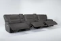 Marcus Grey 5 Piece Home Theater 140" Power Reclining Sofa With Power Headrest & Usb - Side