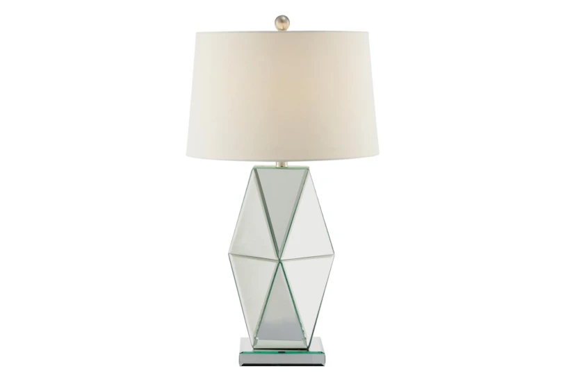 Table Lamp-Geometric Mirrored Glass - 360