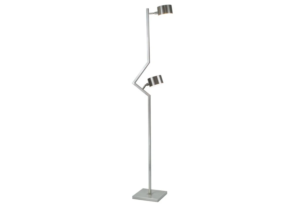 Floor Lamp-Modern Nickel