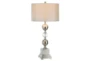 Table Lamp-Stained Nickel With Crystal - Signature
