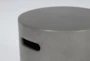 Concrete Tall Round Outdoor Accent Table - Detail