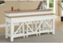 Americana Cotton Modern Everywhere Console Table - Detail