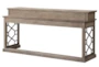 Spruce Sandstone Natural Wood + Metal Rectangle 77" Console Table - Signature