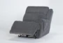 Terence Graphite Right Arm Facing Power Recliner With Power Headrest & Usb - Side