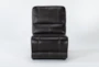 Watkins Coffee Leather Cordless Power Armless Recliner - Signature