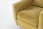 Besom 30" Velvet Swivel Accent Chair - Detail