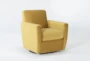 Besom 30" Velvet Swivel Accent Chair - Side