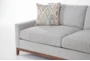 Besom Grey Chenille 2 Piece 112" Sectional With Right Arm Facing Chaise - Detail