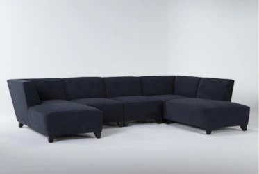 Benton IV 5 Piece 130" Sectional With Right Arm Facing Bumper