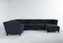 Benton IV 6 Piece 130" Sectional With Right Arm Facing Chaise - Side
