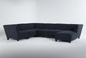 Benton IV 6 Piece 130" Sectional With Right Arm Facing Chaise
