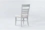 Ozzie Grey Upholstered Ladderback Dining Side Chair - Side