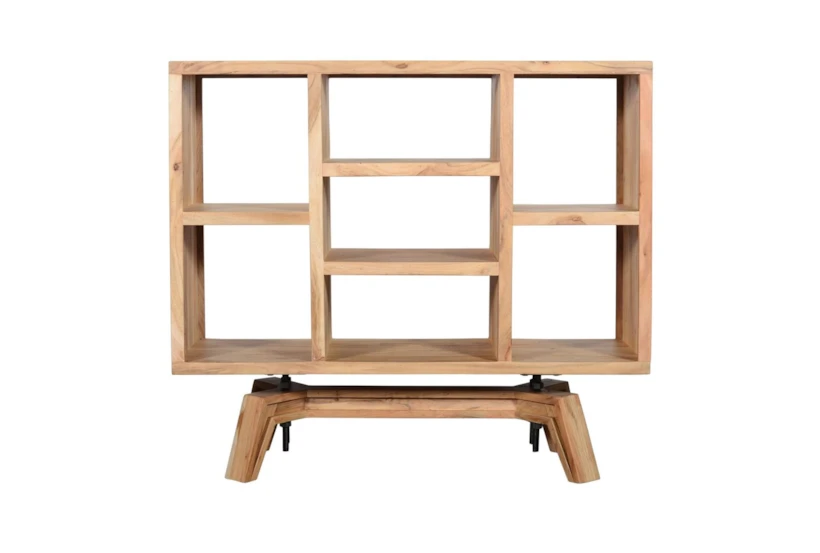 Blonde Wood Cube 42" Bookcase  - 360