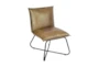 Brown Leather Chair - Side