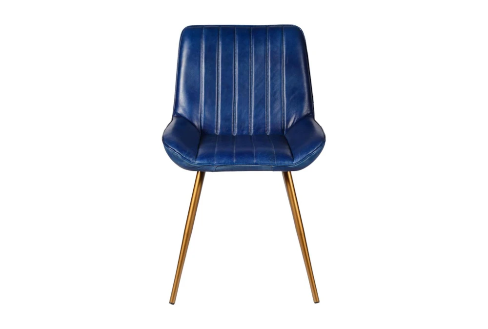 Blue Leather Chair 