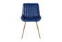 Blue Leather Chair  - Signature