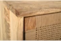 2 Door Woven Front Cabinet  - Detail