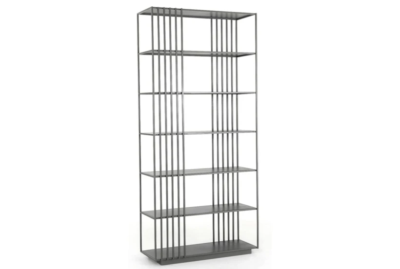 77 Inch Metal Bookcase - 360