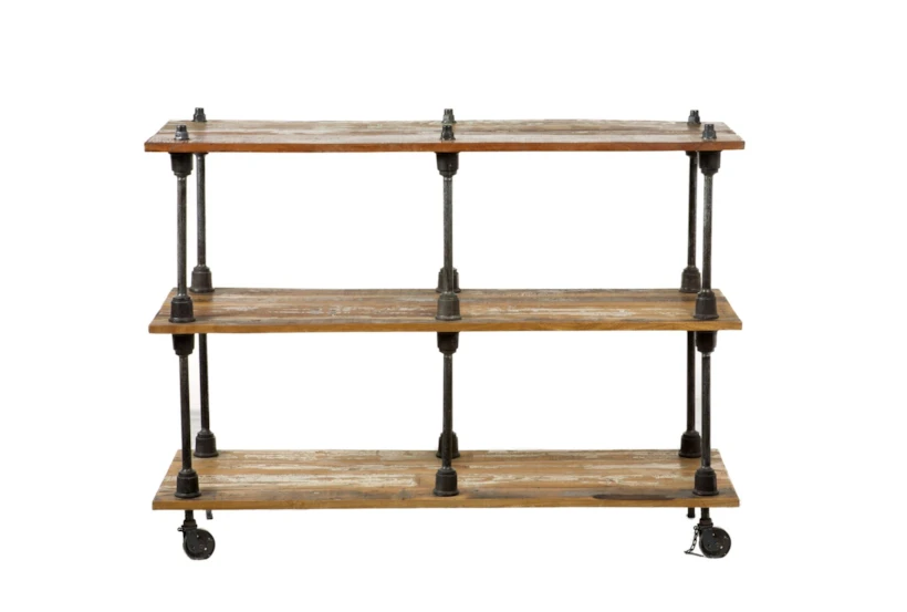 Iron Wooden Shelf - 360
