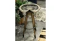 Iron And Wooden Tractor Seat 34" Barstool - Signature