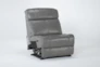 Eckhart Grey Leather 6 Piece 150" Power Reclining Sectional With Power Headrest & Usb - Side