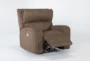 Palmer Brown Power Recliner with Power Headrest & USB - Side