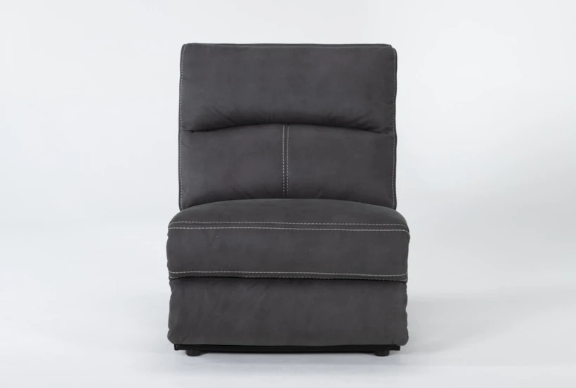 Palmer Grey Armless Chair - 360