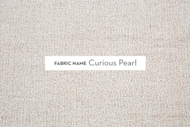 Perch II Fabric Medium Round Storage White Ottoman