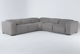 Morro Bay 5 Piece 130" Power Reclining Sectional With Power Headrest