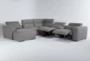 Morro Bay 6 Piece 143" Power Reclining Sectional With Left Arm Facing Chaise  - Side