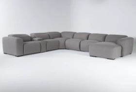 Morro Bay 7 Piece 177" Power Reclining Sectional With Right Arm Facing Chaise,Power Headrest & Usb