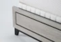 Finley White King Wood Panel Bed - Detail