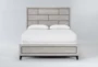 Finley White Eastern King Panel Bed - Signature