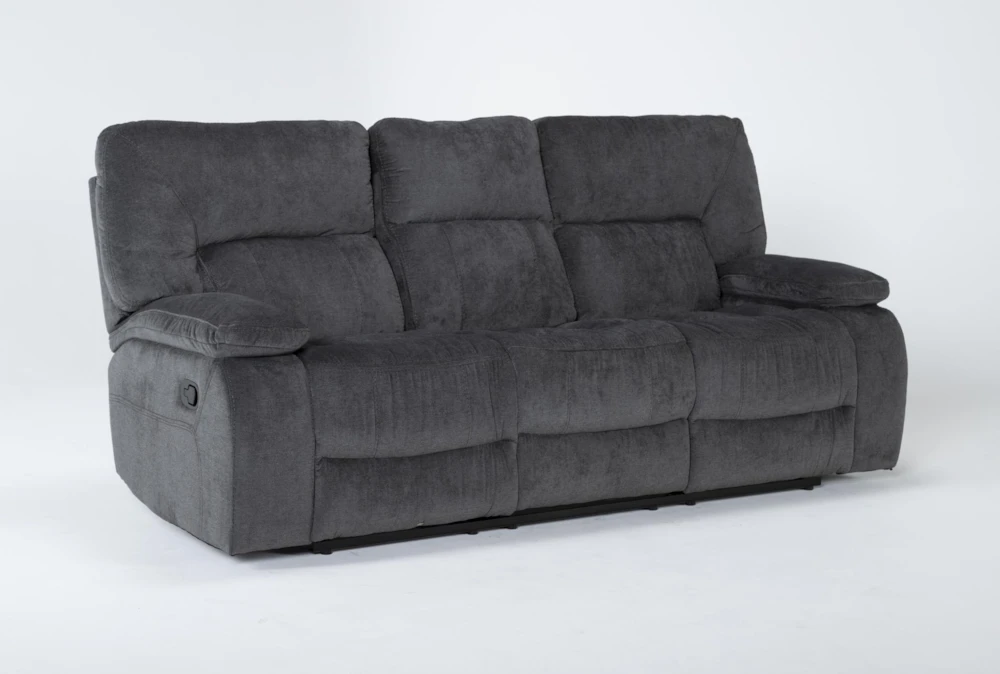 Chadrick Grey 87" Manual Triple Reclining Sofa