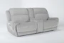Terence Pebble 101" 3 Piece Power Reclining Modular Console Loveseat with Power Headrest & USB - Side