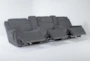 Terence Graphite 146" 5 Piece Power Reclining Modular Home Theater Sectional with Power Headrest & USB - Side