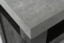 Titan Grey 80" Modern TV Stand - Detail