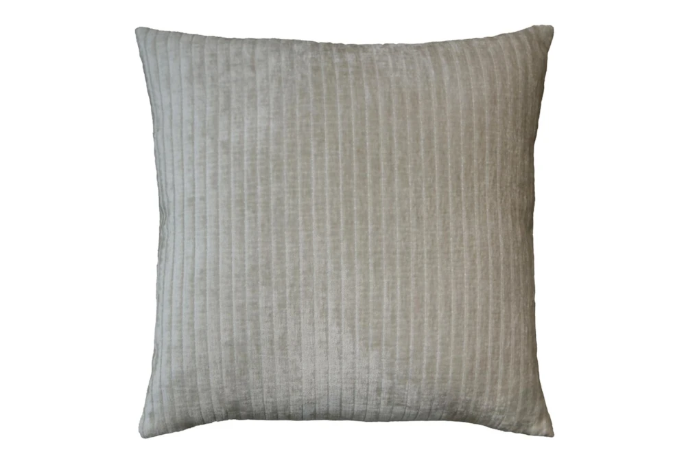 Accent Pillow - Channels Pearl Gray 20 X 20