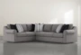 Bryden Chenille 2 Piece 131" Sectional With Right Arm facing Sofa - Signature