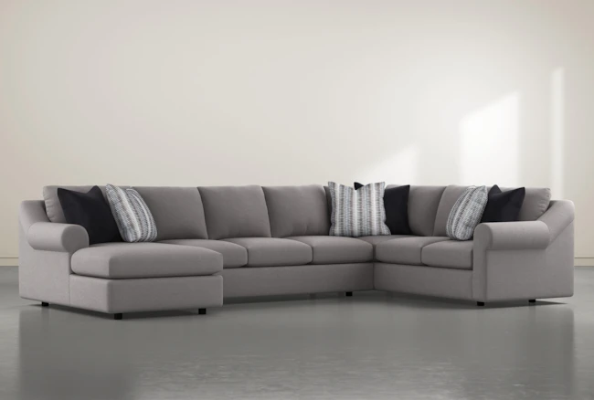 Bryden 3 Piece 163" Sectional With Left Arm Facing Chaise - 360