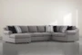 Bryden Chenille 3 Piece 163" Sectional With Left Arm Facing Chaise - Signature