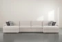 Chesney 3 Piece 102" Sectional With Double Nailhead Chaise - Signature