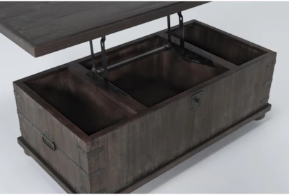 Wally Lift-Top Trunk Coffee Table With Storage